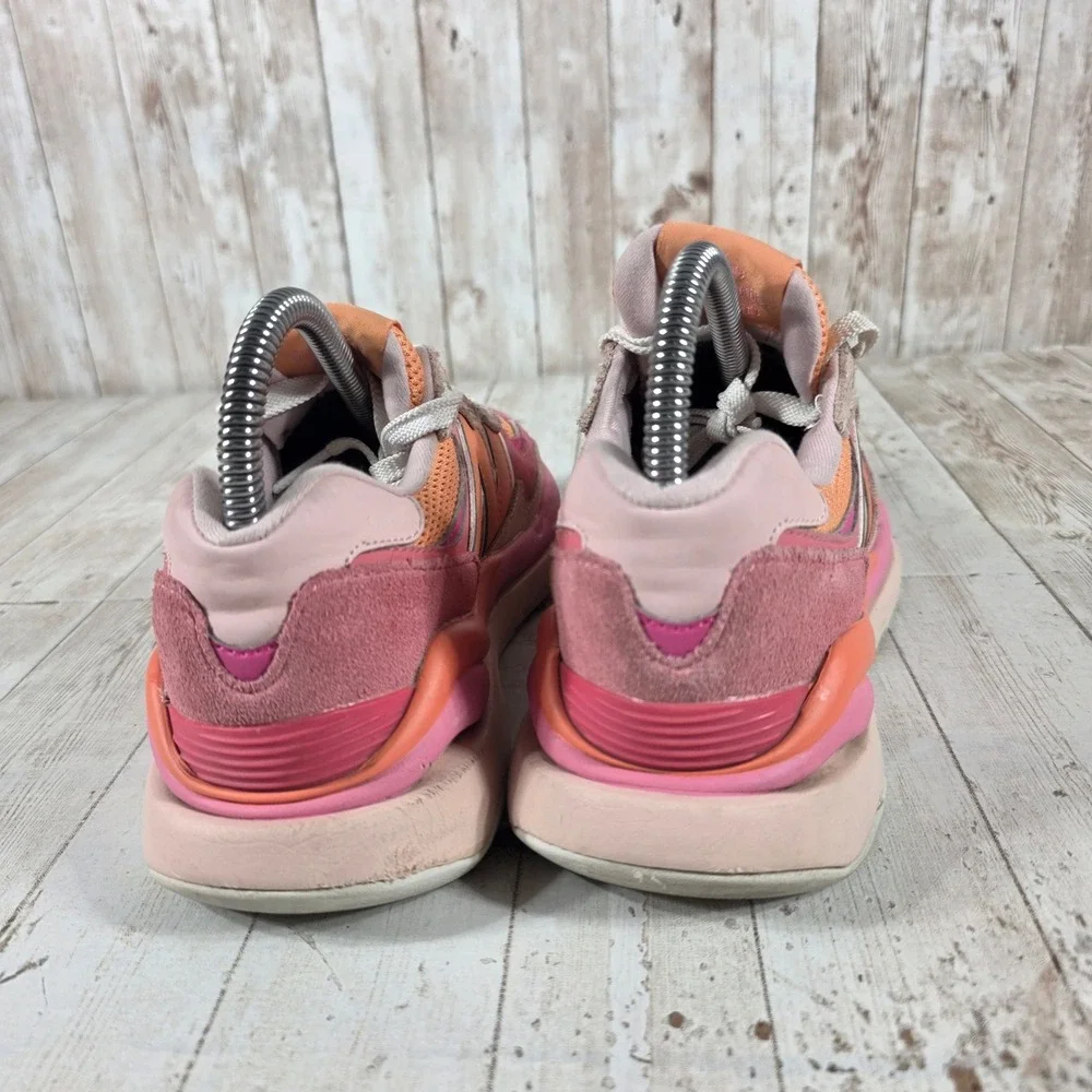 New Balance 57/40‎ Pink Orange Suede Mesh Sneakers W5740VDA Womens 6.5